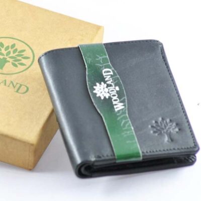 Genuine Black Leather Wallet for Men-WL