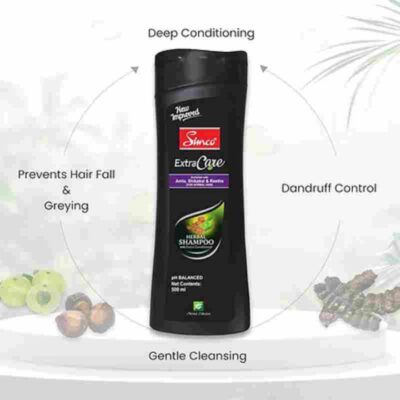 Simco Extra care Herbal Amla Reetha shikakai Shampoo 500ml - Image 4