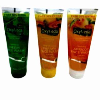 Simco Oxyveda FACE WASH  ( Neem, Papaya , Apricot)60ml