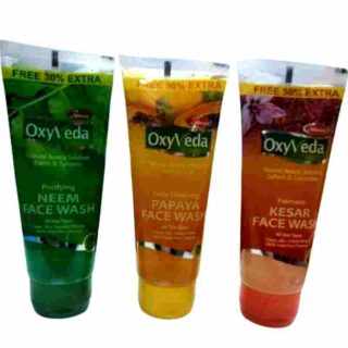 Simco Oxyveda Face wash  ( Neem , Papaya, Kesar ) 60ml