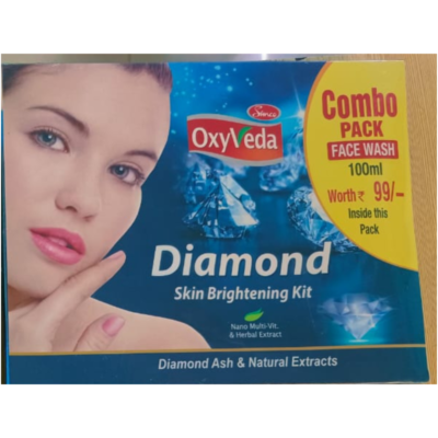 Simco Oxyveda Diamond Skin Brightening facial kit