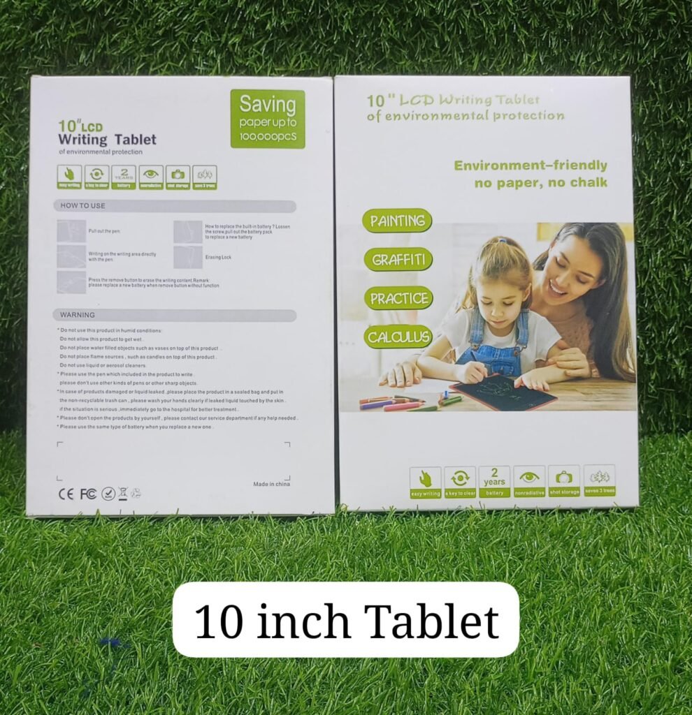 LCD Writing Board Slate Drawing Record Digital Drawing Graphics Pen Battery Free Cordless Digital Slate Portable E Writer Educational Tablet Toys for Kids