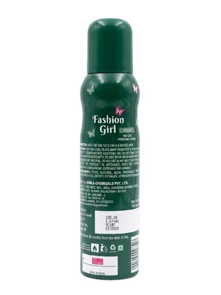 Simco Swift Fashion Girl Perfume Spray (soul) 140ml (pack of 1) - Image 2