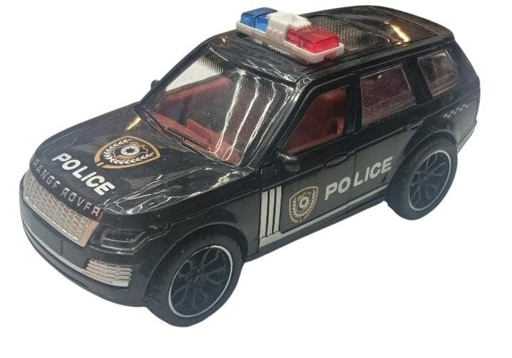 Plastic Police SUV Toy Emergency Light Bar, and Detailed Interior for Kids.r – Pretend Play Rescue Vehicle for Kids. - Image 2