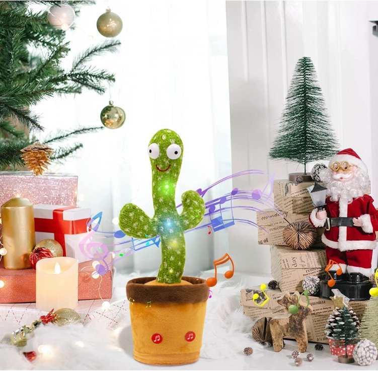 DANCING CACTUS TOY WITH USB CHARGING.| CAN SING AND PLAY.|Birthday Gift for Children - Image 3