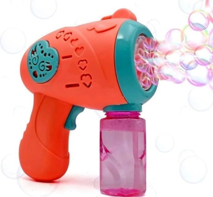Colourful Bubble Gun Toy for Kids – Automatic Bubble Blaster with Fun Bubble Making