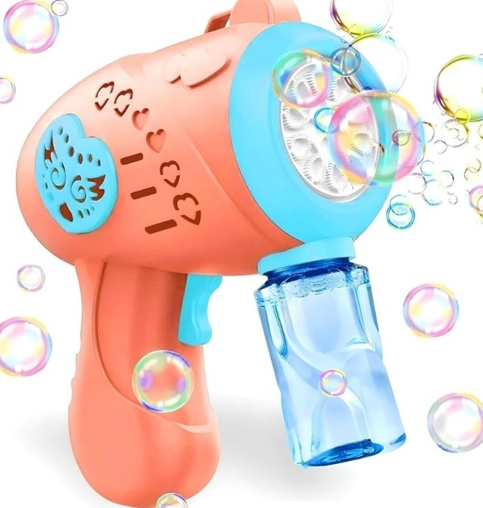 Colourful Bubble Gun Toy for Kids – Automatic Bubble Blaster with Fun Bubble Making - Image 2