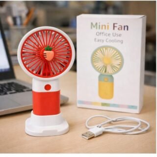 Mini Handheld Fan – Portable USB Rechargeable Personal Cooling Fan for Home, Office & Travel