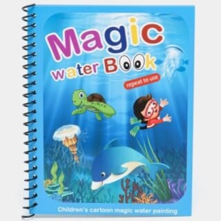 Water Magic Colouring Book for Kids – Reusable Water Drawing & Colouring Activity Book